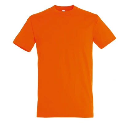 Image of SOLS Mens Regent Short Sleeve T Shirt (Orange) Cotton Size Large