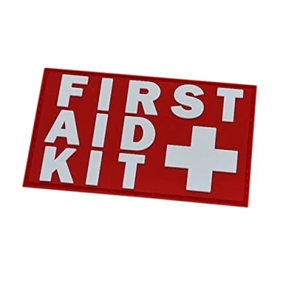Image of First Aid Kit IFAK PVC Patch (White and Red)