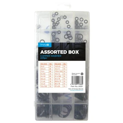 Image of 13x Simply Pack of 225 O Ring Assortment ASB1