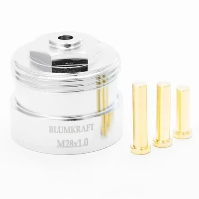 Image of BLUMKRAFT Metal Adaptor for Radiators M28 x1.0 M30x1.5 Compatible with Vama, Orkli Thermostatic Valve M30 M28F M30M