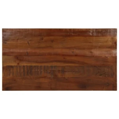 Image of vidaXL Table Top Replacement Dining Rectangular Solid Wood Reclaimed 120x60 cm Rustic, Easy to Clean