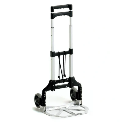 Image of Mini Compact Truck; Solid Wheels; Aluminium; 60kg; Silver/Black