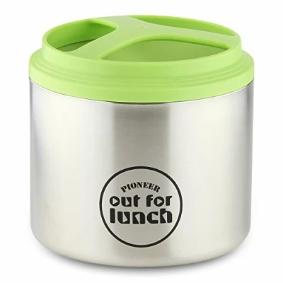 Image of Pioneer Vacuum Lunch Box Green Lid