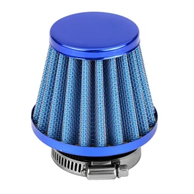 Image of Air Intake Filter, Universal 38mm 125cc Filter Pit Bike Induction Kit for Off road Motorcycle Atv Quad Dirt (Blue)