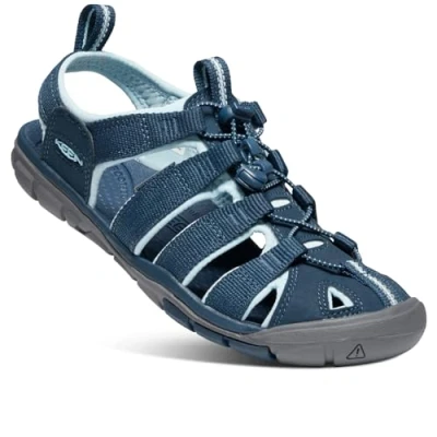 Image of KEEN Women&#039;s Clearwater CNX SANDAL,Navy/Blue Glow, 3.5UK