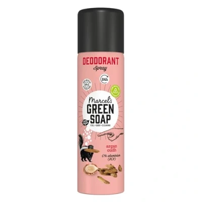Image of Marcel&#039;s Green Soap Anti perspirant Deoderant Spray Argan &amp; Oudh Aluminium and Microplastic Free 100% Vegan