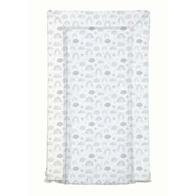 Image of East Coast Nursery Watercolour Rainbows Grey Changing Mat