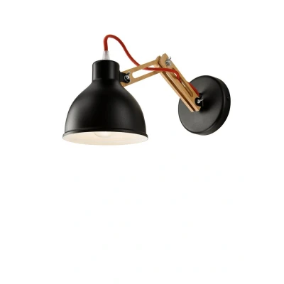 Image of Marcello Adjustable Dome Wall Light Natural, 1x E27