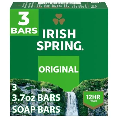 Image of Irish Spring Original Deodorant Soap, 3 Count (Pack of 1)