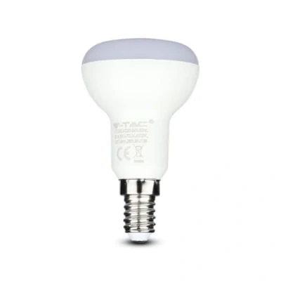 Image of V TAC 6W (40W) Energy Saving R50 Reflector LED Bulb with Samsung E14 SES (Small Edison Screw) 4000K Day White 30000 Hours, VT 250