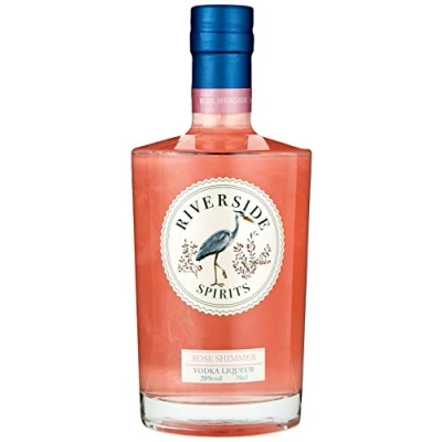 Image of Riverside Spirits Rose Shimmer Vodka Liqueur, 70 cl