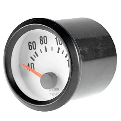 Image of Mintice™ Car Motor Vehicle Black Face 2&quot; 52mm Pointer Water Temp Temperautre Gauge Meter LED Light
