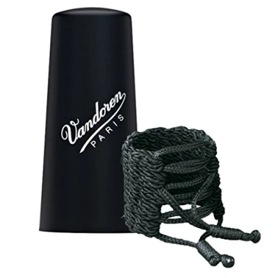 Image of Vandoren LC35P Klassik Bb German System Clarinet String Ligature with Plastic Cap