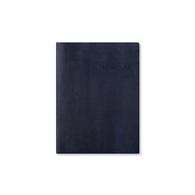 Image of Letts Lecassa 2024 A6+ week to view diary navy
