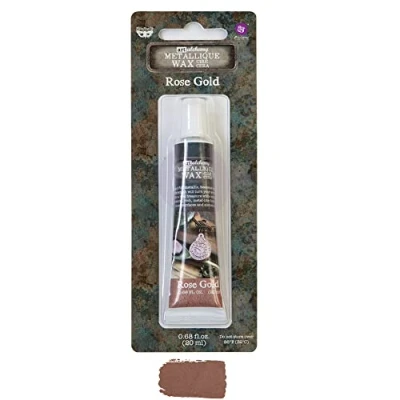 Image of Prima Marketing Art Alchemy Metallique Wax Rose Gold, 0.68 Fl Oz (Pack of 1)