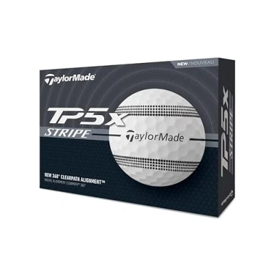 Image of TaylorMade Golf TM25 TP5x Stripe GLB dz, White