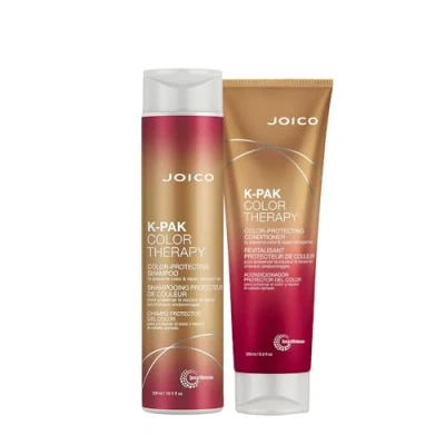 Image of Joico K PAK color Therapy Shampoo 300ml &amp; Conditioner 250ml to preserve repair damaged hair. NEW PACKAGING