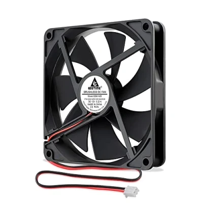 Image of GDSTIME 12V Fan 140mm 140 x 25mm Computer 14CM PC 5.51 inch Case 1400 RPM Axial DC Brushless Cooling For PSU Workstation Cabinet Server