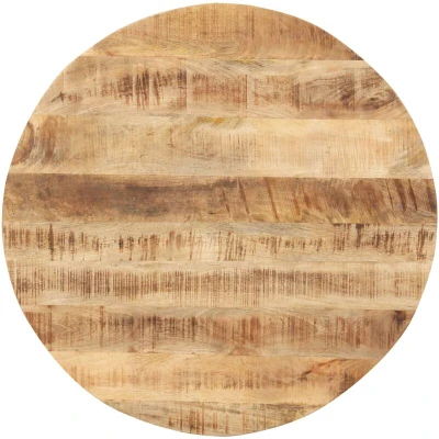 Image of vidaXL Table Top Solid Mango Wood Round 15 16 mm 70 cm