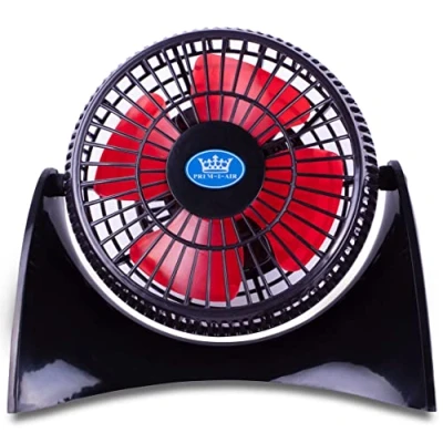 Image of Prem i air Deluxe Retro 5&quot; USB Cooling Desk Table Fan For Use in the Home, Office or Bedroom With Lead