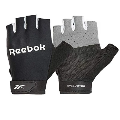 Image of Reebok Unisex&#039;s Fitness Gloves, Black, S