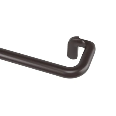 Image of Umbra Twilight ¾ Black Out Window Curtain Rod, 28 to 48 Wrap Around Adjustable Rod for Blackout Curtains, Bronze
