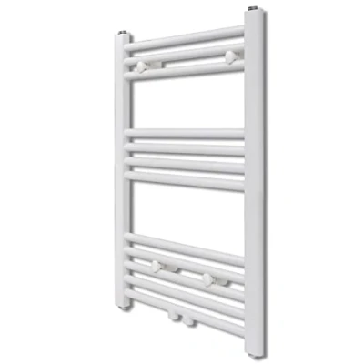 Image of vidaXL Bathroom Central Heating Towel Rail Radiator Straight 500 x 764 mm