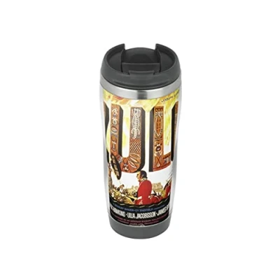 Image of Zulu Film Poster Travel Mug, Thermal Insulated Cup for Hot and Cold Beverages Drinks