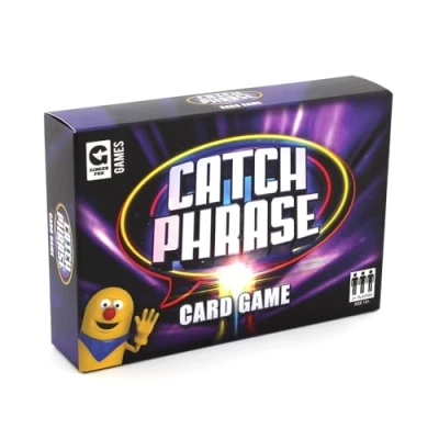 Image of Ginger Fox Catchphrase Card Game. TV Show Based Games for Adults and Kids Aged 12 Over. Travel Sized Family Game Nights, Parties More