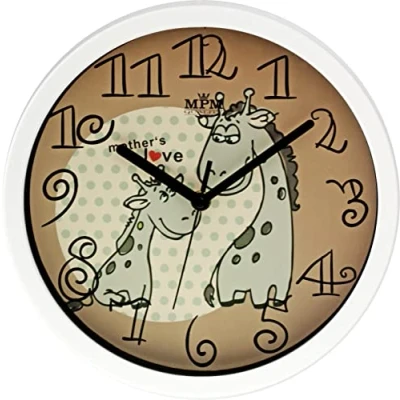 Image of MPM Quality, wall clock, giraffe, ∅ 260 x 40 mm