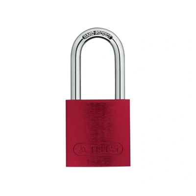 Image of Abus 72/40mm Aluminium Padlock 40mm Long Shackle Red Keyed Alike TT0216262 ABUKA45239