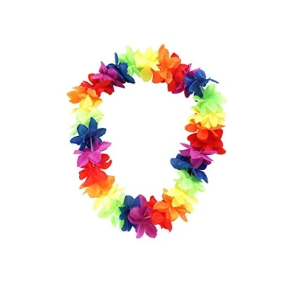 Image of 100cm Rainbow Lei Fancy Dress Gay Pride Accessory