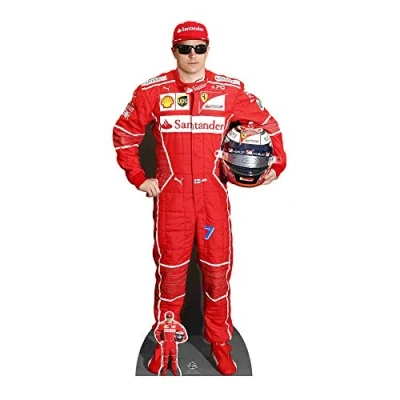 Image of Star Cutouts Ltd CS665 Kimi Räikkönen, Cardboard, Multi Colour, 174 x 85 cm