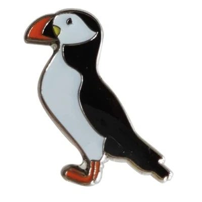 Image of Arctic Puffin Bird Animal Metal Enamel Pin Badge