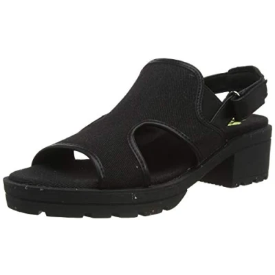 Image of Rocket Dog Lilly Sandal Womens Black Mixed Material Size UK 8