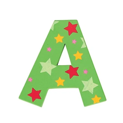 Image of Bigjigs Toys Star Letter A (Green)