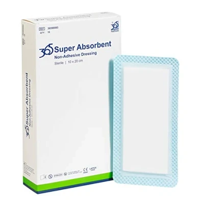 Image of 365 Super Absorbent Dressing 10 x 20 cm Pack of (36590083)