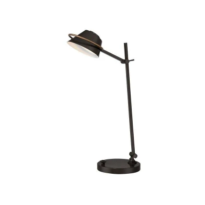 Image of Spencer LED 7 Light Desk Lamp Western Bronze