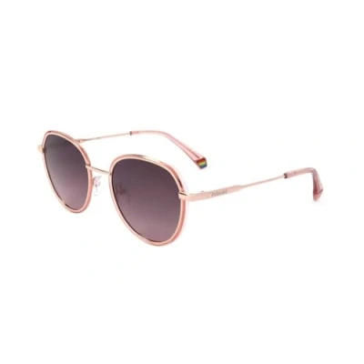 Image of Polaroid PLD 6114/s Sunglasses, EYR/JR Gold Pink, 51