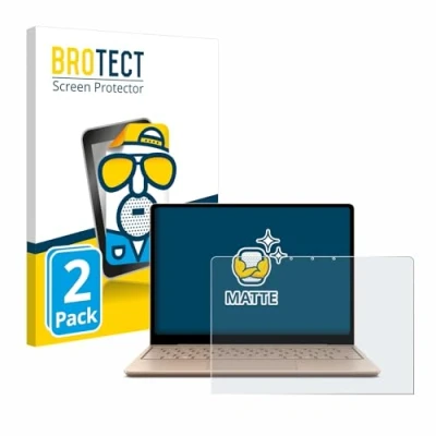Image of brotect Screen Protector Anti Glare compatible with Microsoft Surface Laptop Go 2 Business 12.4&quot; (2 Pack) Matte, Protection Film