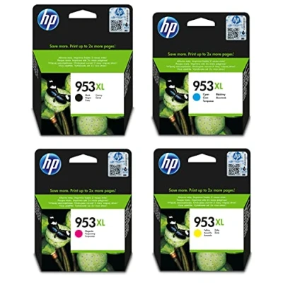Image of HP 3HZ52AE 953XL High Yield Original Ink Cartridges, Black/Cyan/Magenta/Yellow, Multipack
