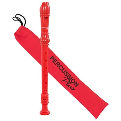 Image of Percussion Plus PP1612 Colourful Soprano Descant Recorder Red