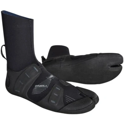 Image of ONeill Mutant 6/5/4MM Winter Cold Water Weather Internal Split Toe Wetsuit Boot Boots Black Graphite Unisex Footwear Size 9