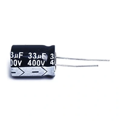 Image of melairo 10pcs Capacitor Electrolytic Aluminum 33UF 400V Black