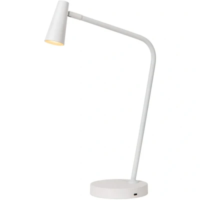 Image of Stirling Modern Rechargeable Floor reading lamp Battery LED Dim. 1x3W 2700K 3 StepDim White