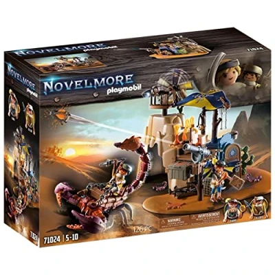 Image of Playmobil Novelmore 71024 Sal&#039;ahari Sands Secret Scorpion Base, With Foam Projectiles, Knights Toy for Children Ages 5+