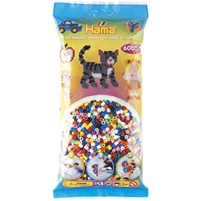 Image of Hama 6000 Beads Pastel Mix