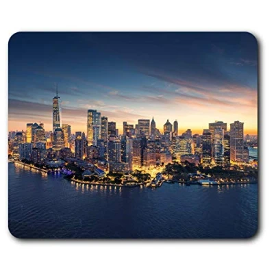 Image of New York City Skyline Landscape Mouse Mat Pad Computer PC Laptop Gaming Office Home Desk Accessory Gadget 21939