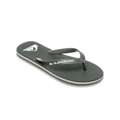 Image of Quiksilver Molokai CORE Tbar sandals, Men&#039;s, Size: 9.5, Khaki Synthetics