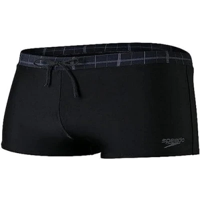 Image of Speedo MENS Valmilton Aquashort Swimming trunks, Men&#039;s, Size: 30, Black/dove grey